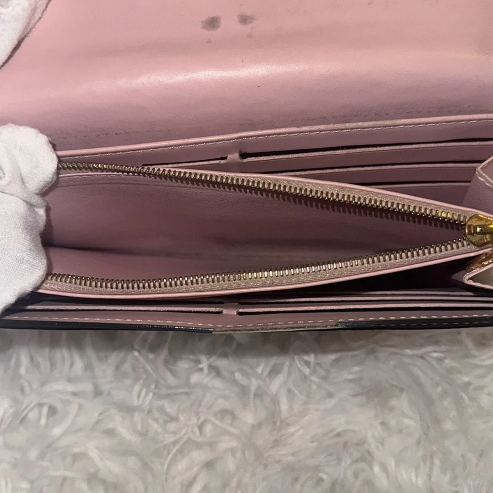 Louis Vuitton Vernis Sarah Compact Wallet Rose Ballerine GUC - Picture 9 of 16